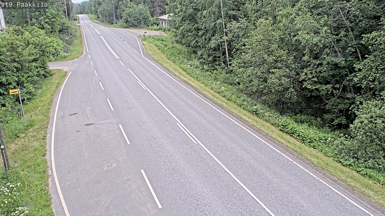 Weather Camera Image Road 9 Tuusniemi, Paakkila, Tuusniemi, Pohjois-Savo