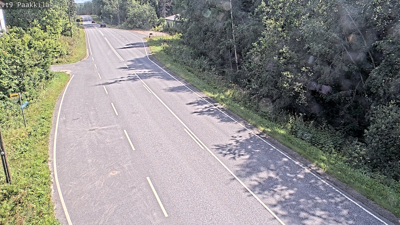 Weather Camera Image Väg 9 Tuusniemi, Paakkila, Tuusniemi, Pohjois-Savo