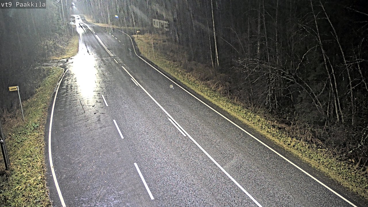 Weather Camera Image Väg 9 Tuusniemi, Paakkila, Tuusniemi, Pohjois-Savo