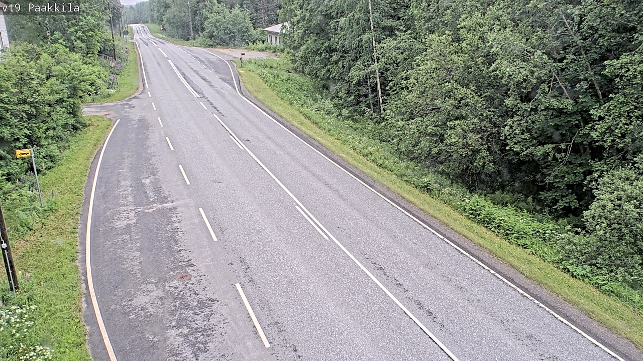 Weather Camera Image Väg 9 Tuusniemi, Paakkila, Tuusniemi, Pohjois-Savo