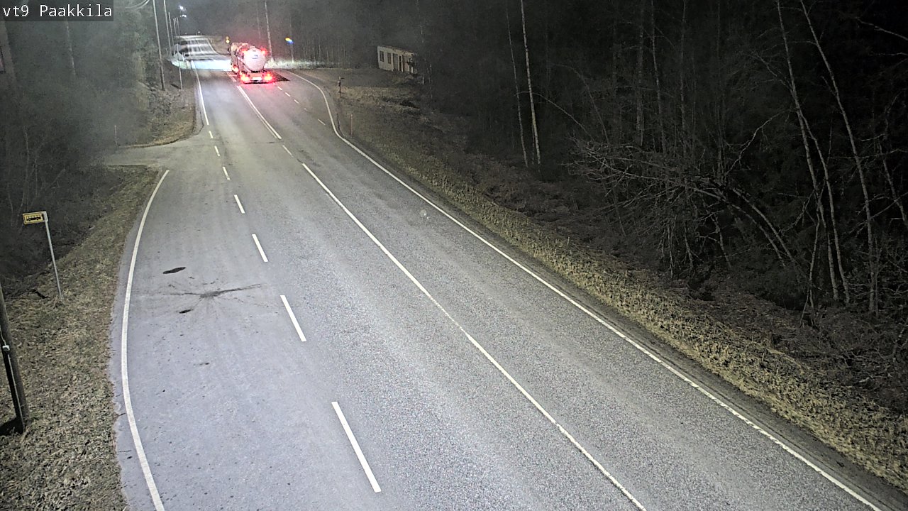Weather Camera Image Väg 9 Tuusniemi, Paakkila, Tuusniemi, Pohjois-Savo