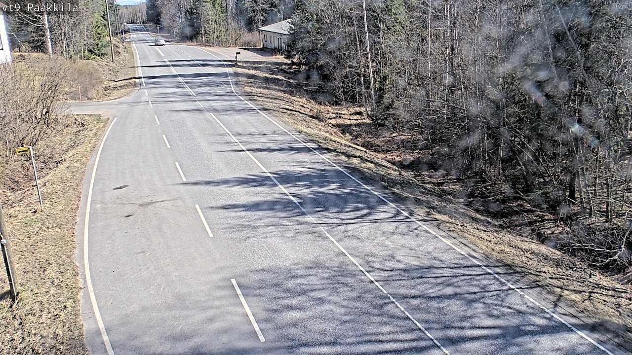 Weather Camera Image Väg 9 Tuusniemi, Paakkila, Tuusniemi, Pohjois-Savo