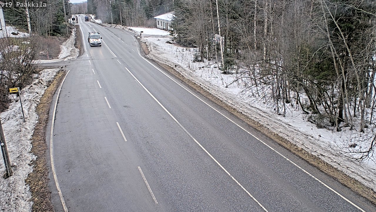 Kelikamerat Kuva Tie 9 Tuusniemi, Paakkila, Tuusniemi, Pohjois-Savo