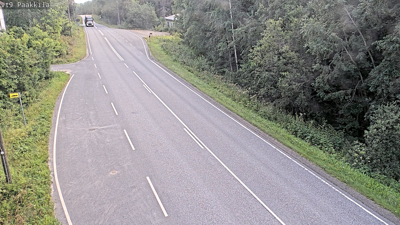 Weather Camera Image Väg 9 Tuusniemi, Paakkila, Tuusniemi, Pohjois-Savo