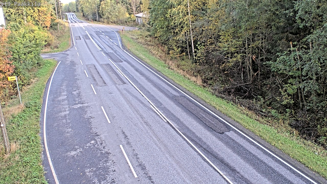 Kelikamerat Kuva Tie 9 Tuusniemi, Paakkila, Tuusniemi, Pohjois-Savo