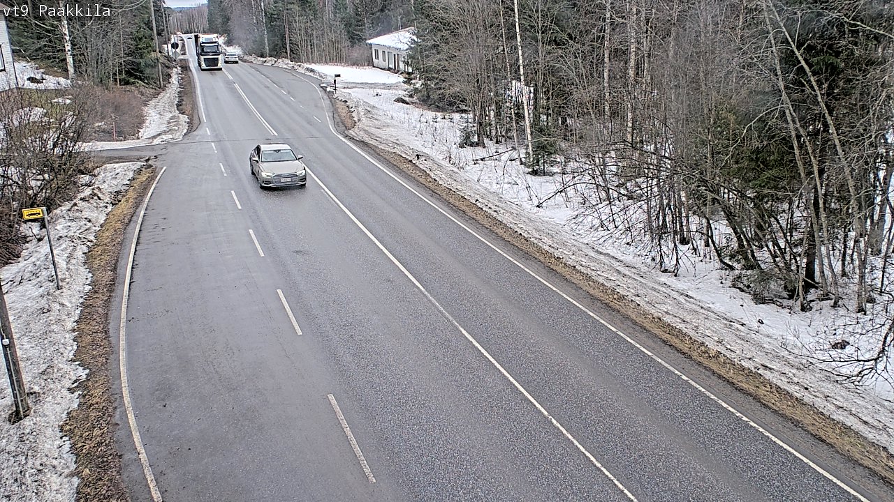 Kelikamerat Kuva Tie 9 Tuusniemi, Paakkila, Tuusniemi, Pohjois-Savo