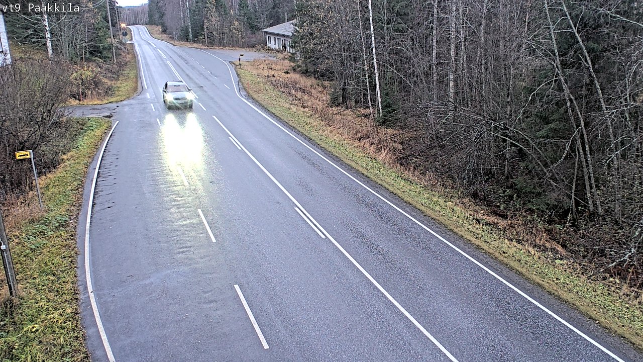 Weather Camera Image Väg 9 Tuusniemi, Paakkila, Tuusniemi, Pohjois-Savo