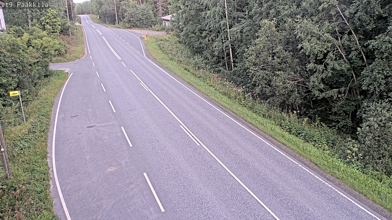Weather Camera Image Väg 9 Tuusniemi, Paakkila, Tuusniemi, Pohjois-Savo
