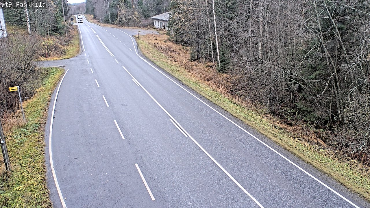 Weather Camera Image Väg 9 Tuusniemi, Paakkila, Tuusniemi, Pohjois-Savo