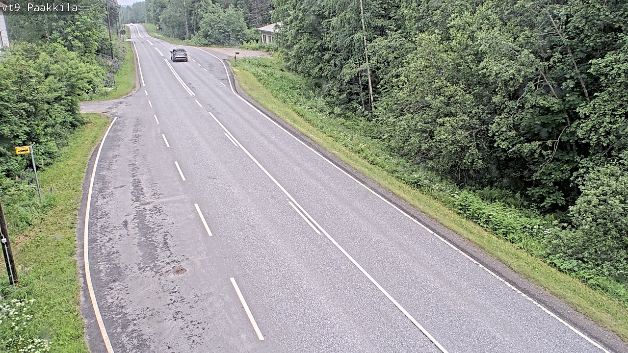 Weather Camera Image Väg 9 Tuusniemi, Paakkila, Tuusniemi, Pohjois-Savo