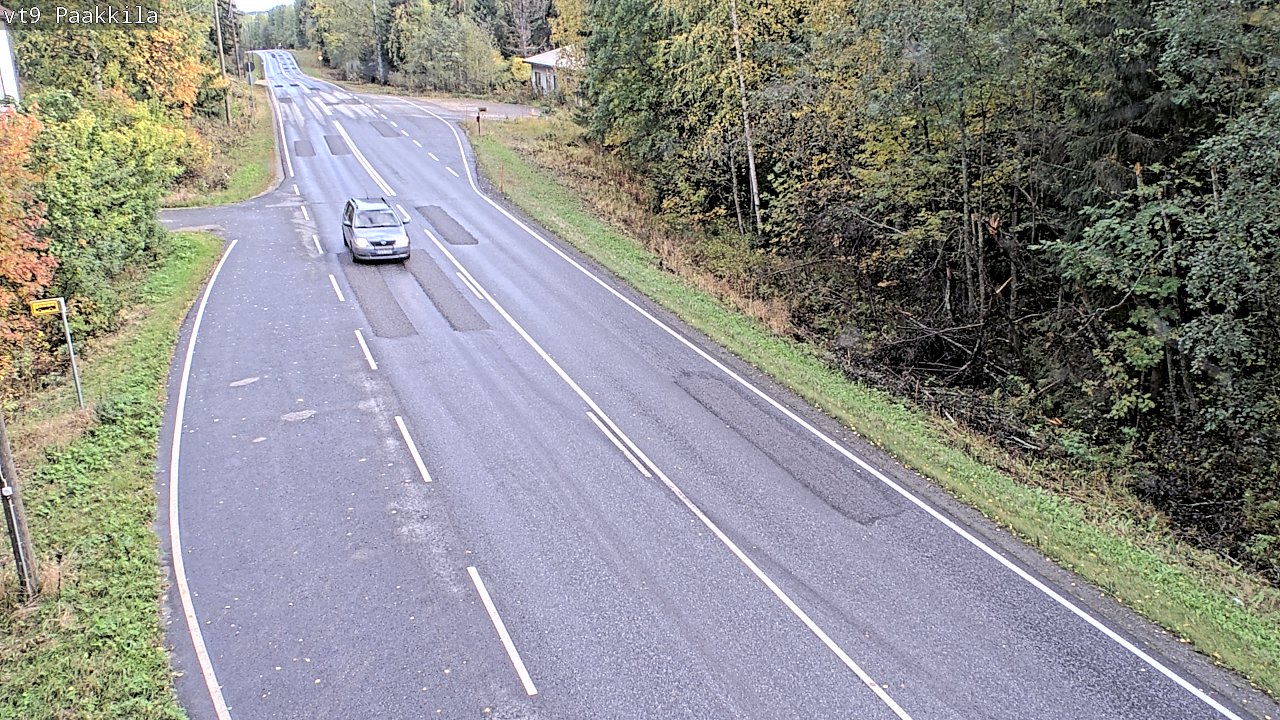 Kelikamerat Kuva Tie 9 Tuusniemi, Paakkila, Tuusniemi, Pohjois-Savo