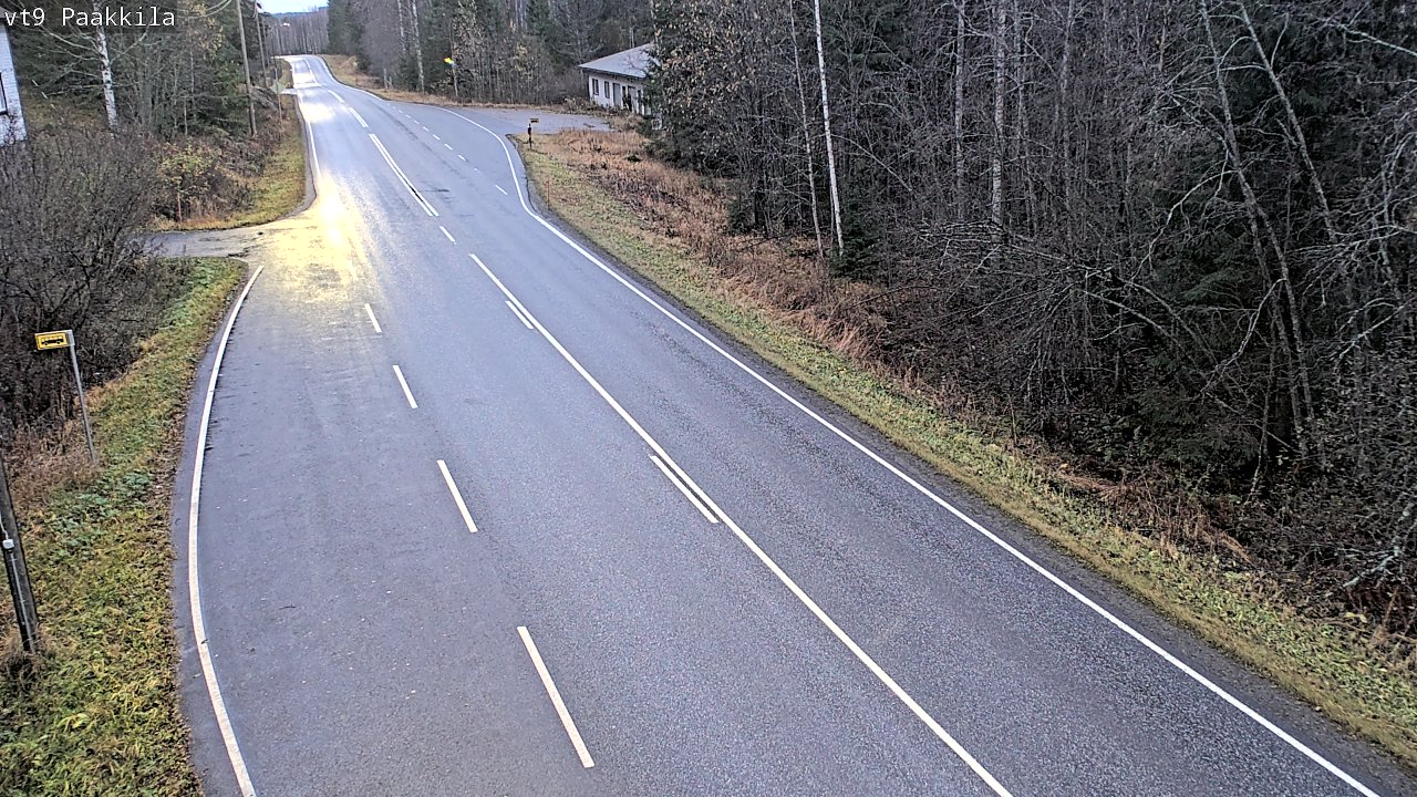 Weather Camera Image Väg 9 Tuusniemi, Paakkila, Tuusniemi, Pohjois-Savo