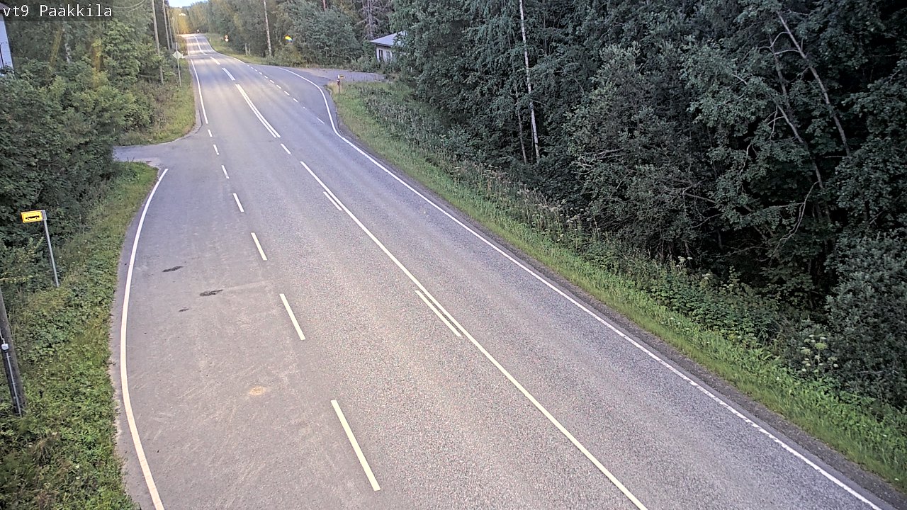 Weather Camera Image Väg 9 Tuusniemi, Paakkila, Tuusniemi, Pohjois-Savo