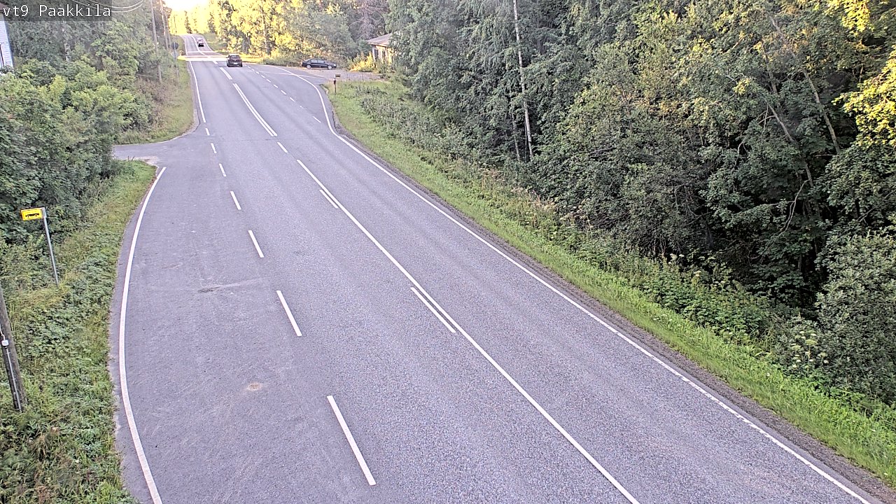 Weather Camera Image Väg 9 Tuusniemi, Paakkila, Tuusniemi, Pohjois-Savo
