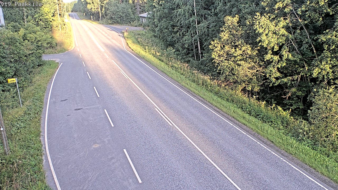 Weather Camera Image Väg 9 Tuusniemi, Paakkila, Tuusniemi, Pohjois-Savo
