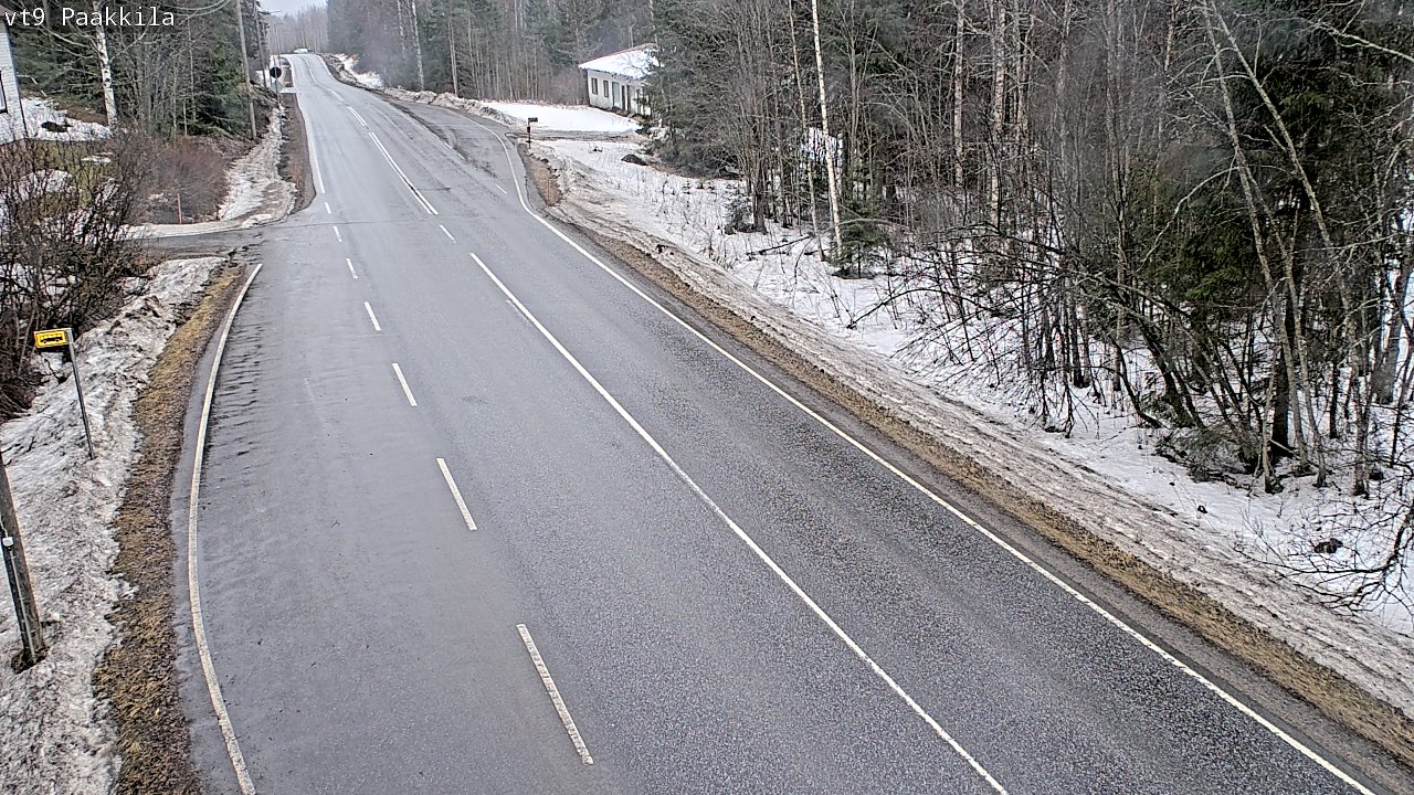 Weather Camera Image Väg 9 Tuusniemi, Paakkila, Tuusniemi, Pohjois-Savo