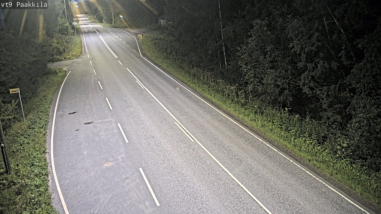 Weather Camera Image Väg 9 Tuusniemi, Paakkila, Tuusniemi, Pohjois-Savo