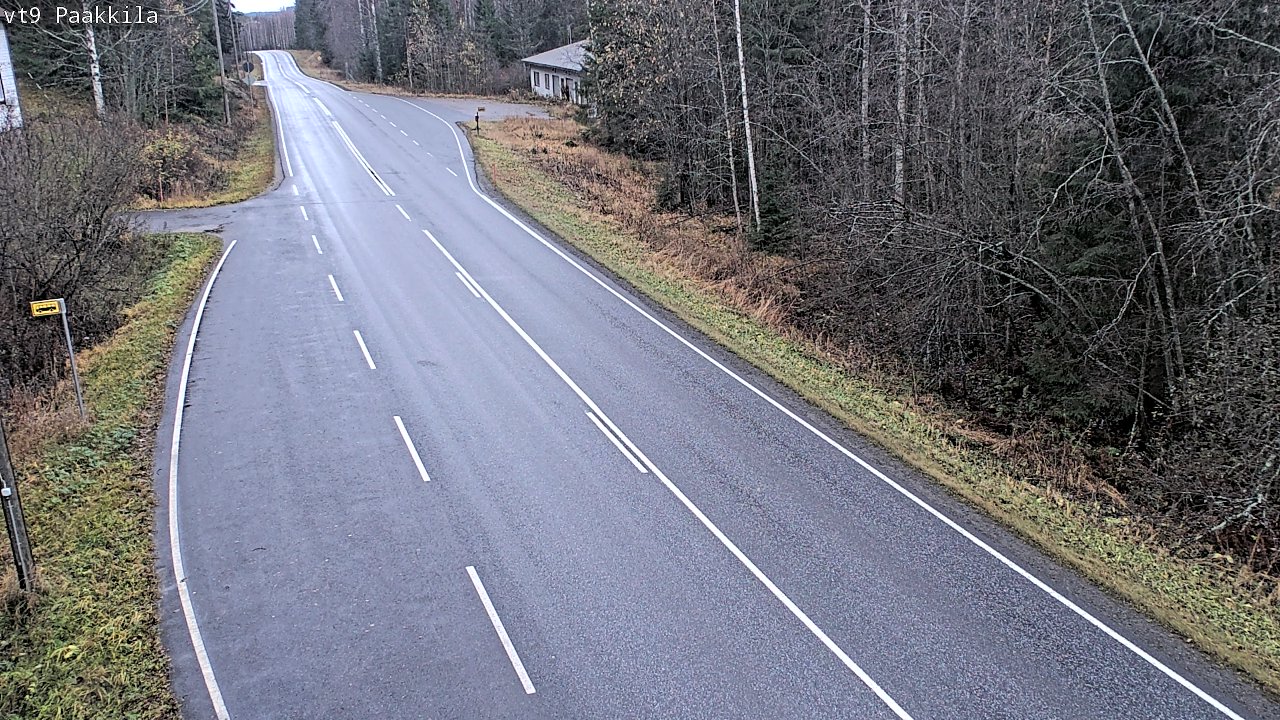Weather Camera Image Väg 9 Tuusniemi, Paakkila, Tuusniemi, Pohjois-Savo