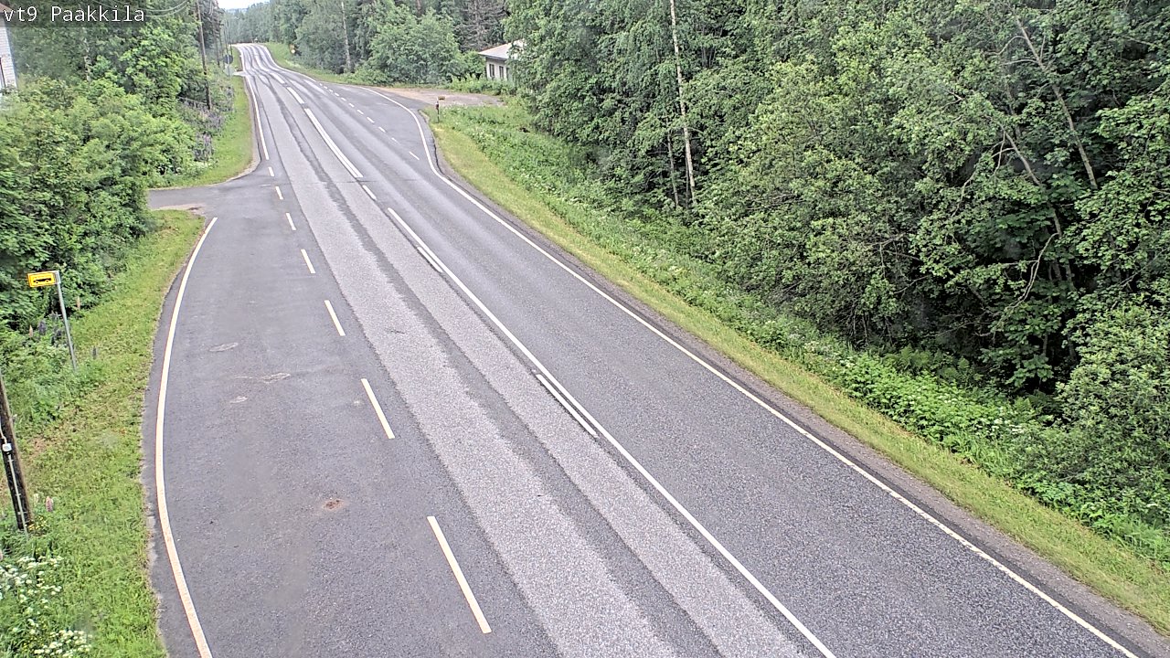Weather Camera Image Väg 9 Tuusniemi, Paakkila, Tuusniemi, Pohjois-Savo