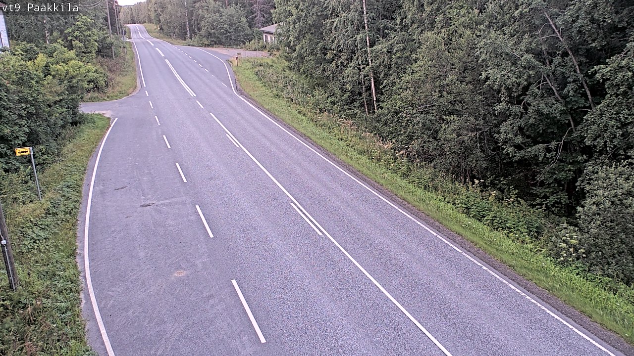 Weather Camera Image Väg 9 Tuusniemi, Paakkila, Tuusniemi, Pohjois-Savo