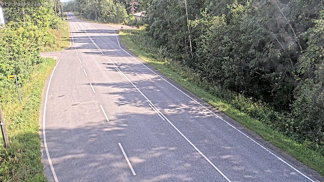 Weather Camera Image Väg 9 Tuusniemi, Paakkila, Tuusniemi, Pohjois-Savo