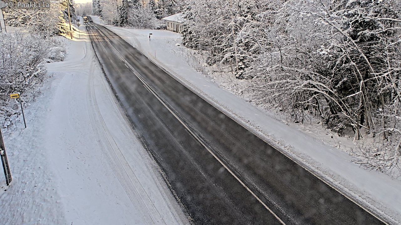 Kelikamerat Kuva Tie 9 Tuusniemi, Paakkila, Tuusniemi, Pohjois-Savo