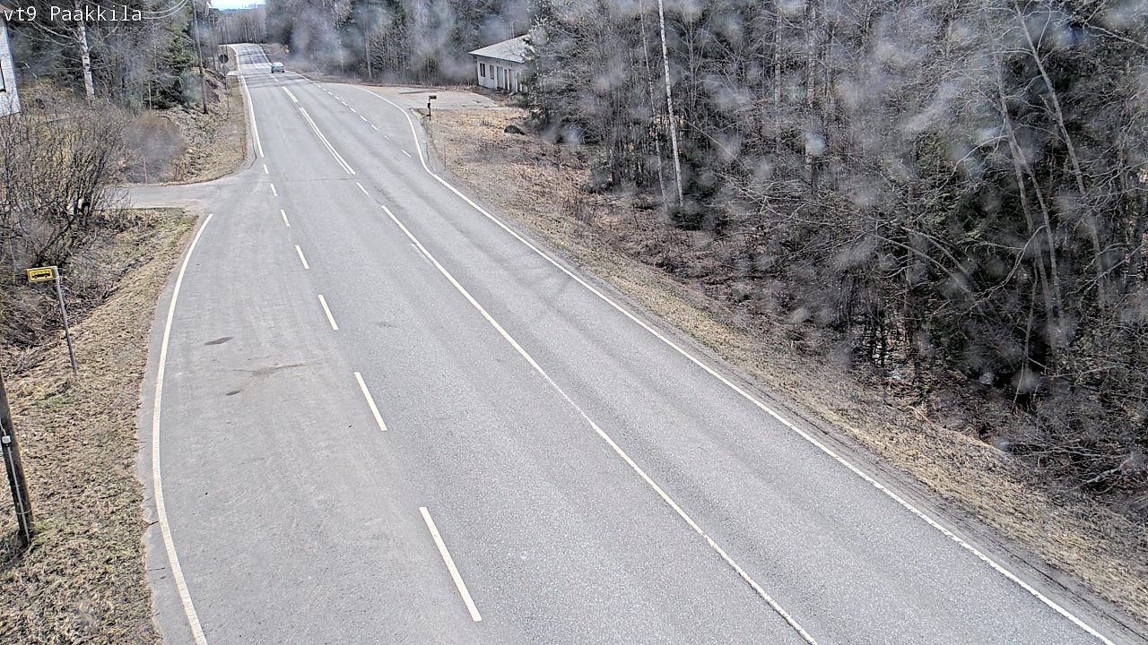 Weather Camera Image Väg 9 Tuusniemi, Paakkila, Tuusniemi, Pohjois-Savo