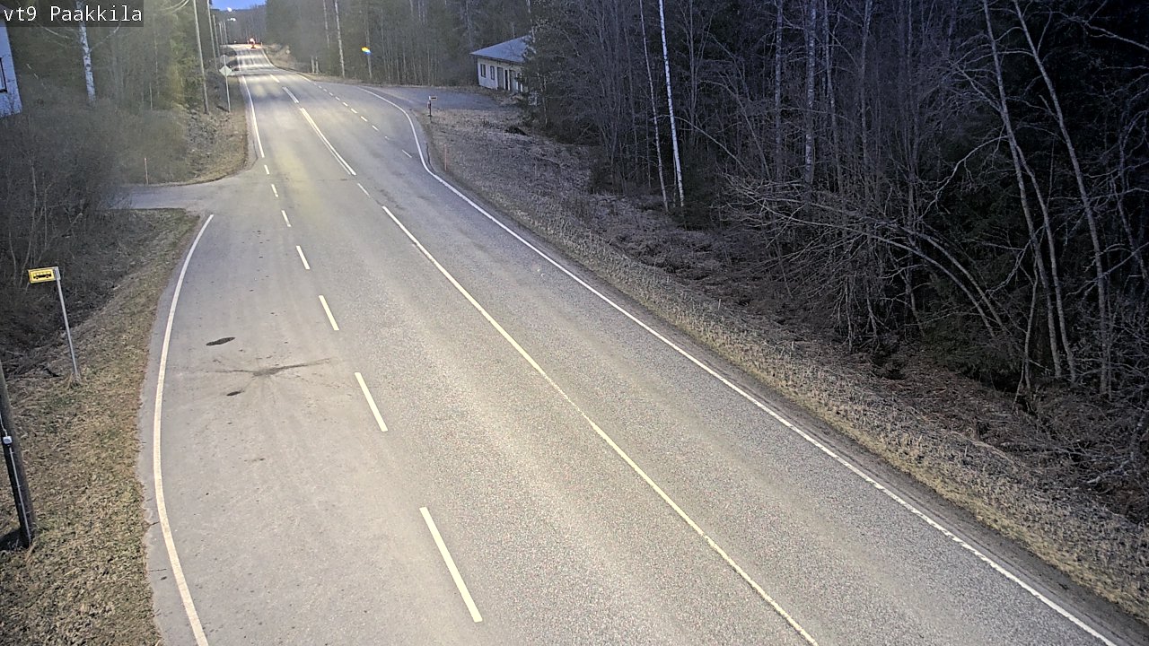 Weather Camera Image Väg 9 Tuusniemi, Paakkila, Tuusniemi, Pohjois-Savo
