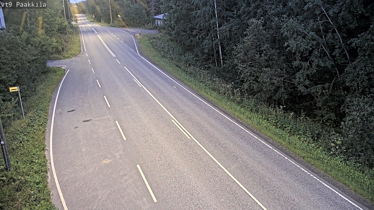 Weather Camera Image Väg 9 Tuusniemi, Paakkila, Tuusniemi, Pohjois-Savo