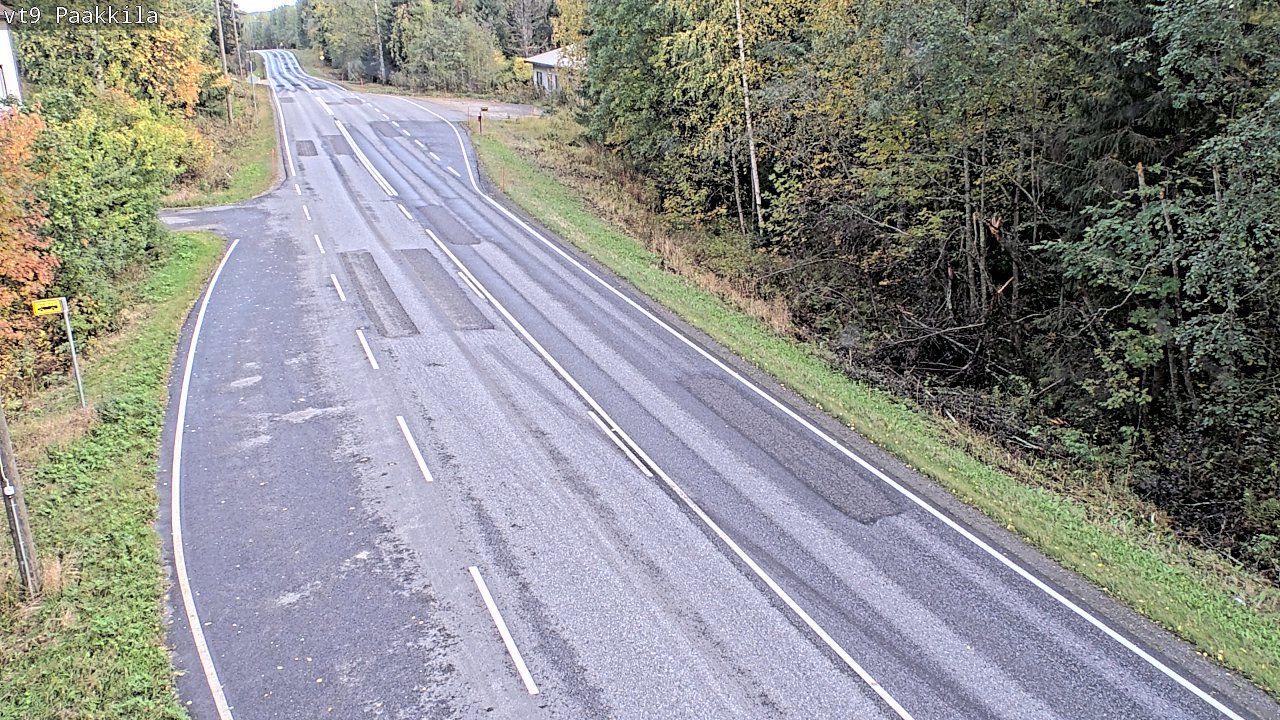 Kelikamerat Kuva Tie 9 Tuusniemi, Paakkila, Tuusniemi, Pohjois-Savo
