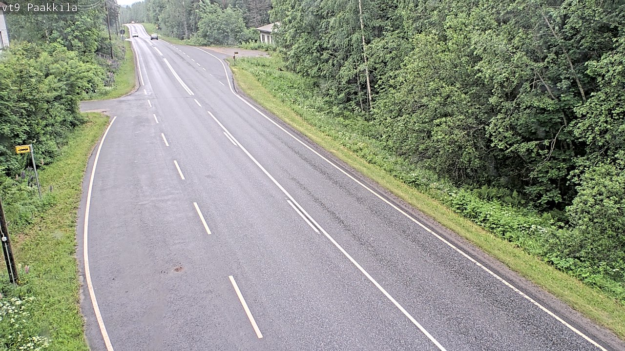 Weather Camera Image Väg 9 Tuusniemi, Paakkila, Tuusniemi, Pohjois-Savo