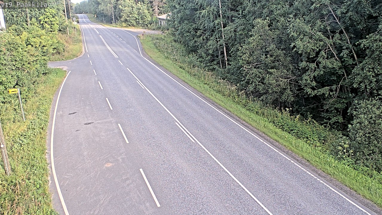 Weather Camera Image Väg 9 Tuusniemi, Paakkila, Tuusniemi, Pohjois-Savo