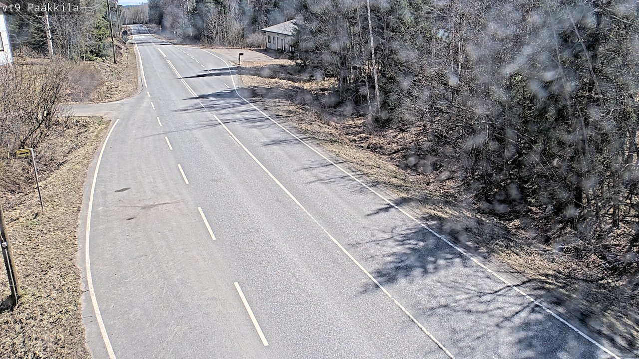 Weather Camera Image Väg 9 Tuusniemi, Paakkila, Tuusniemi, Pohjois-Savo