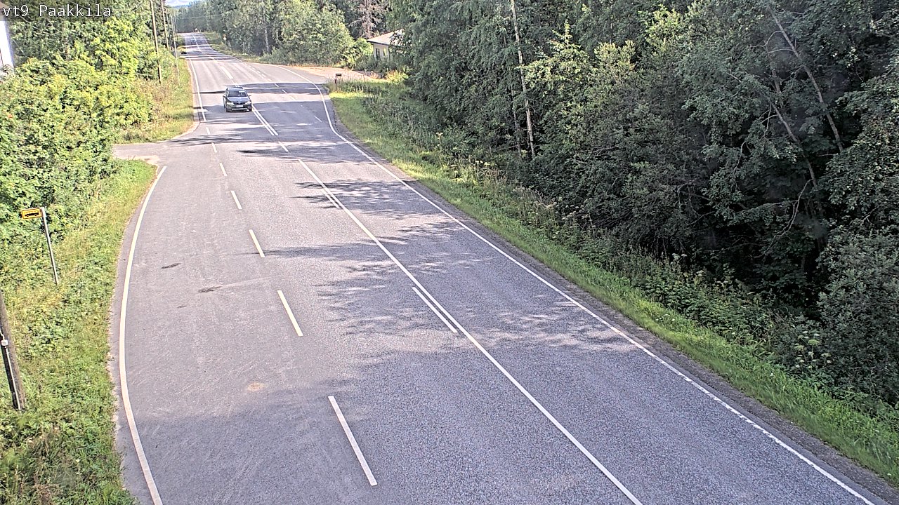 Weather Camera Image Väg 9 Tuusniemi, Paakkila, Tuusniemi, Pohjois-Savo