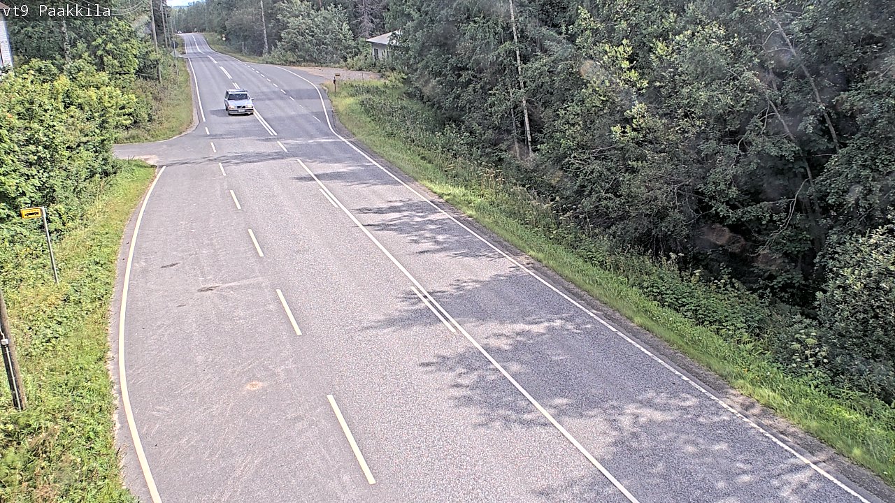 Weather Camera Image Väg 9 Tuusniemi, Paakkila, Tuusniemi, Pohjois-Savo