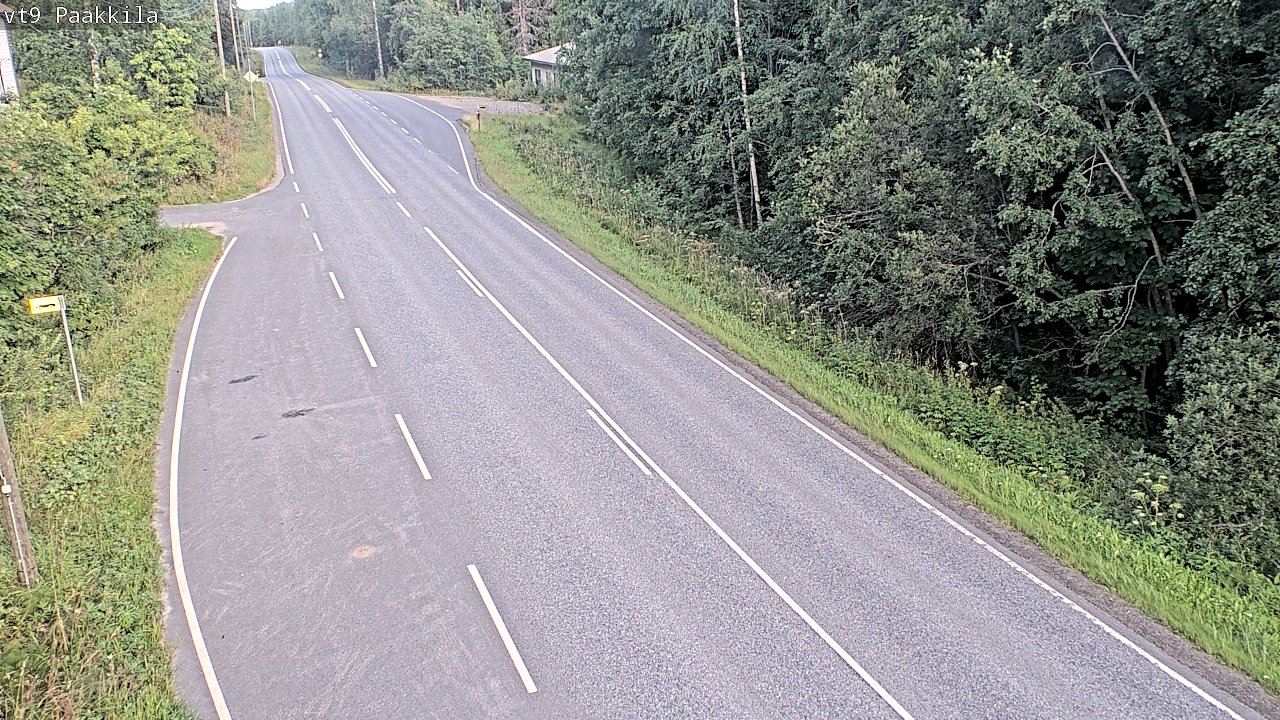 Weather Camera Image Väg 9 Tuusniemi, Paakkila, Tuusniemi, Pohjois-Savo