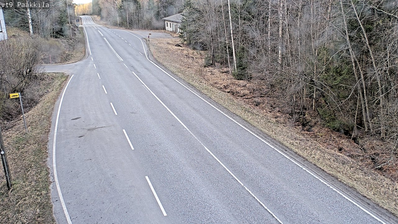 Weather Camera Image Road 9 Tuusniemi, Paakkila, Tuusniemi, Pohjois-Savo