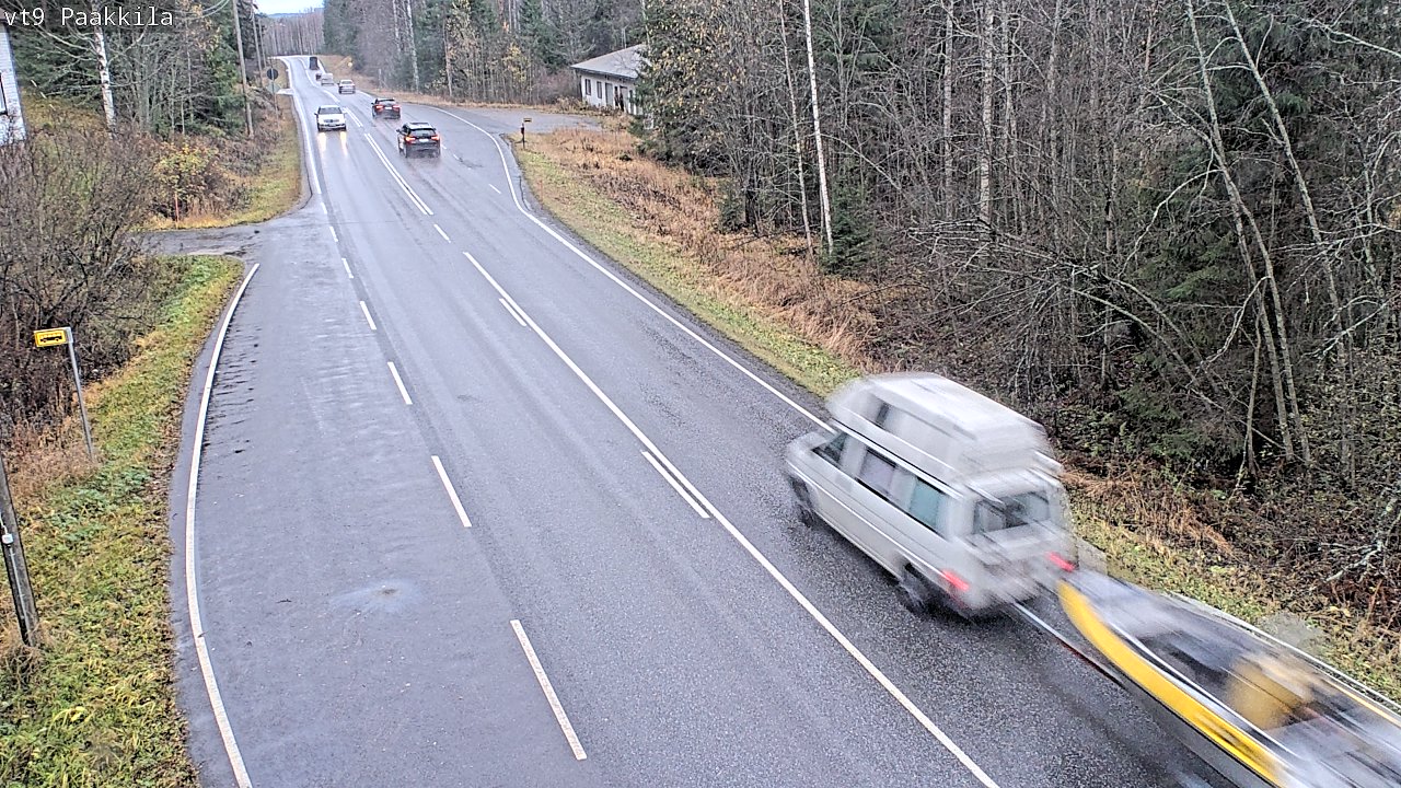 Weather Camera Image Väg 9 Tuusniemi, Paakkila, Tuusniemi, Pohjois-Savo