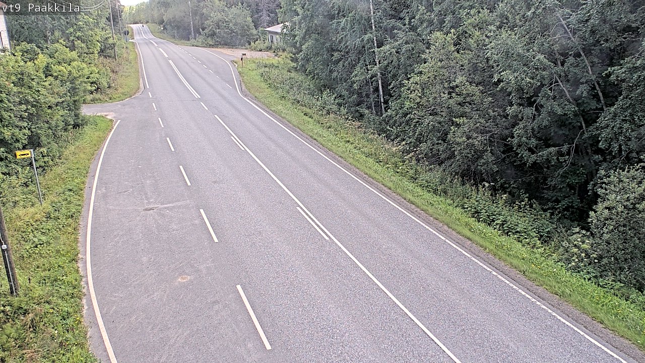 Weather Camera Image Väg 9 Tuusniemi, Paakkila, Tuusniemi, Pohjois-Savo