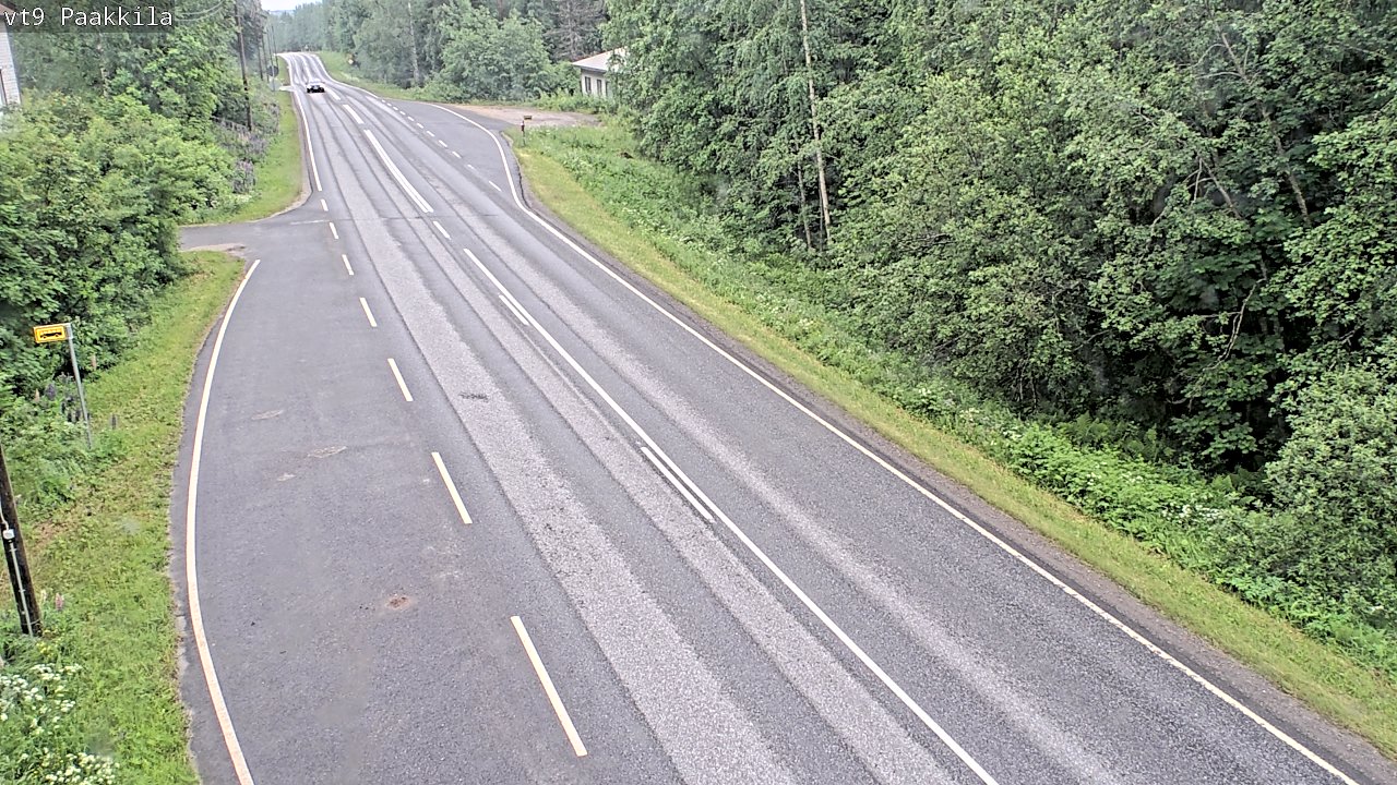Weather Camera Image Väg 9 Tuusniemi, Paakkila, Tuusniemi, Pohjois-Savo