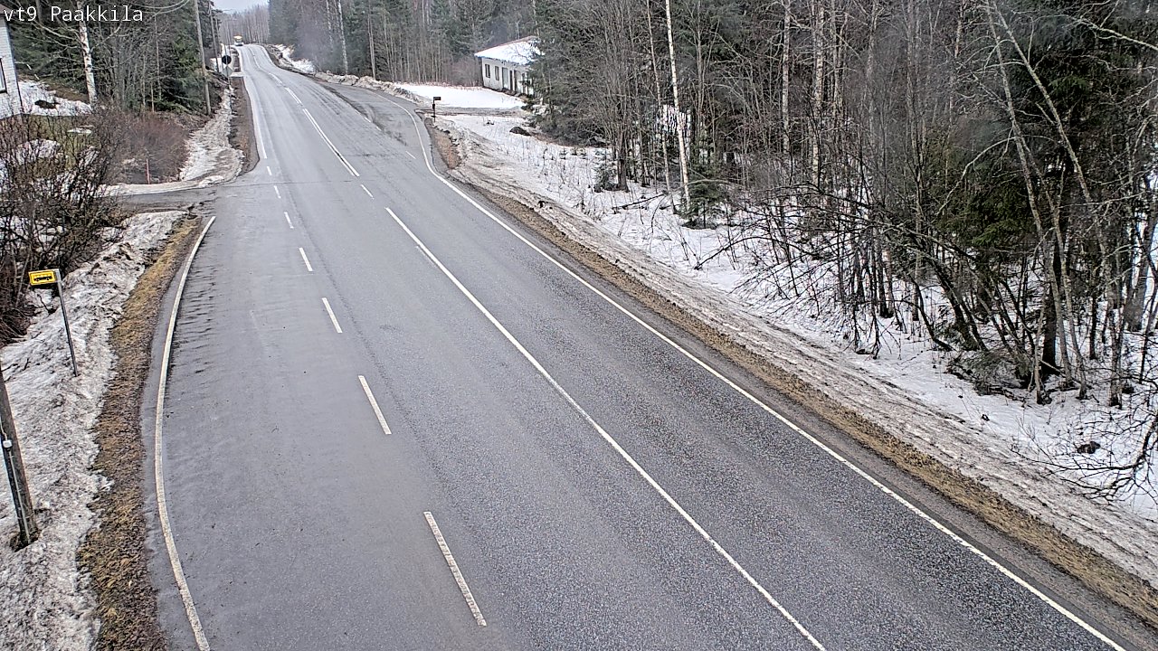 Weather Camera Image Väg 9 Tuusniemi, Paakkila, Tuusniemi, Pohjois-Savo
