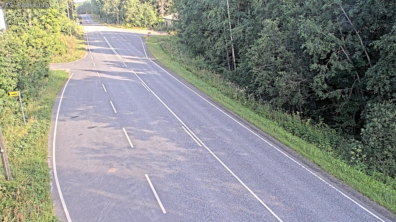 Weather Camera Image Väg 9 Tuusniemi, Paakkila, Tuusniemi, Pohjois-Savo