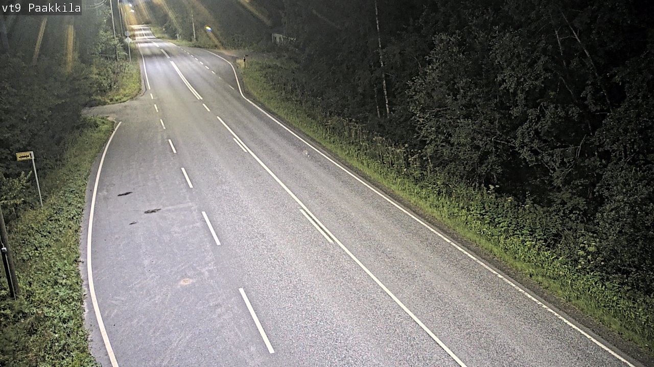 Weather Camera Image Väg 9 Tuusniemi, Paakkila, Tuusniemi, Pohjois-Savo