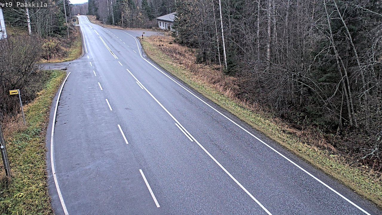 Weather Camera Image Väg 9 Tuusniemi, Paakkila, Tuusniemi, Pohjois-Savo