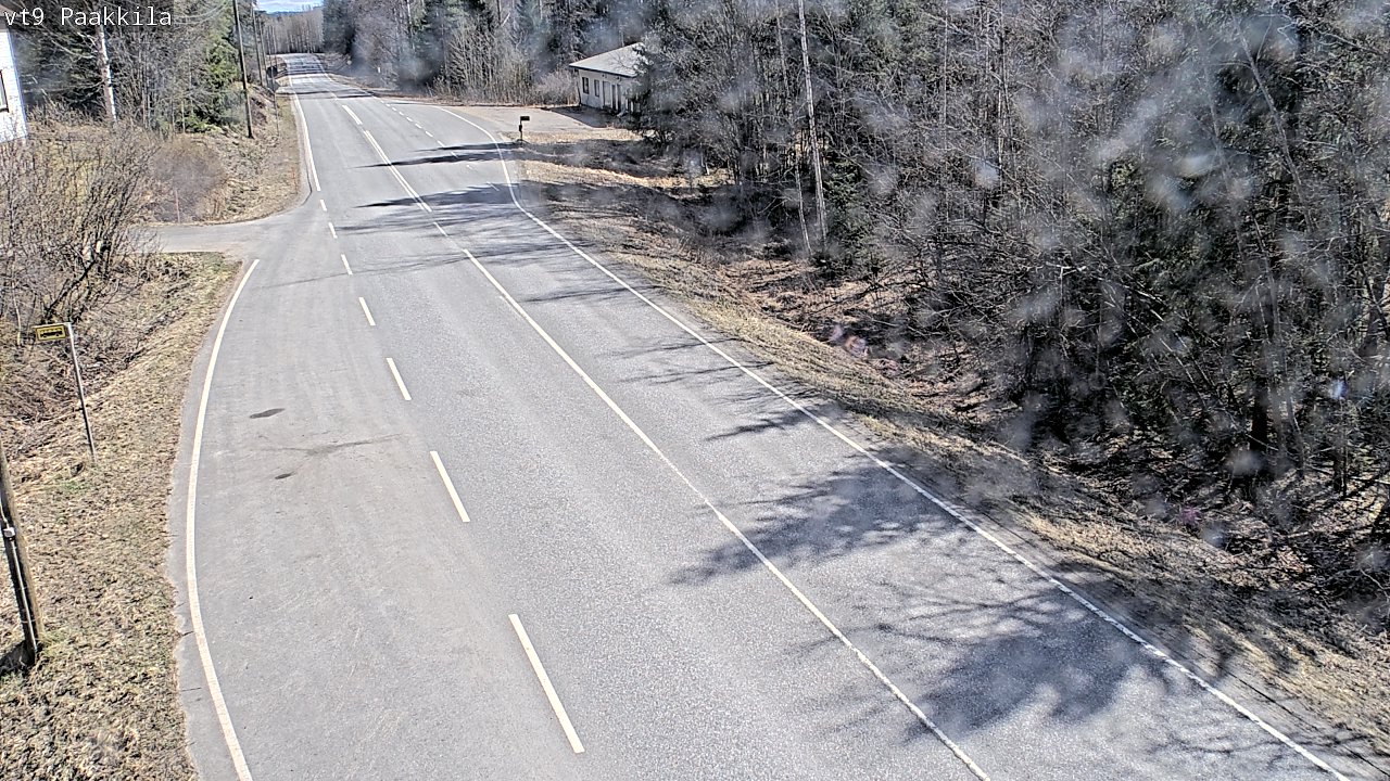 Weather Camera Image Väg 9 Tuusniemi, Paakkila, Tuusniemi, Pohjois-Savo