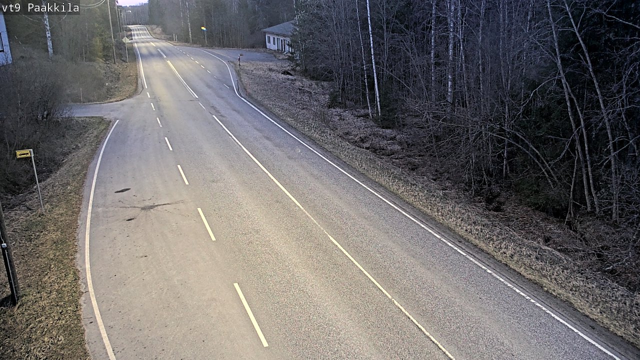 Kelikamerat Kuva Tie 9 Tuusniemi, Paakkila, Tuusniemi, Pohjois-Savo