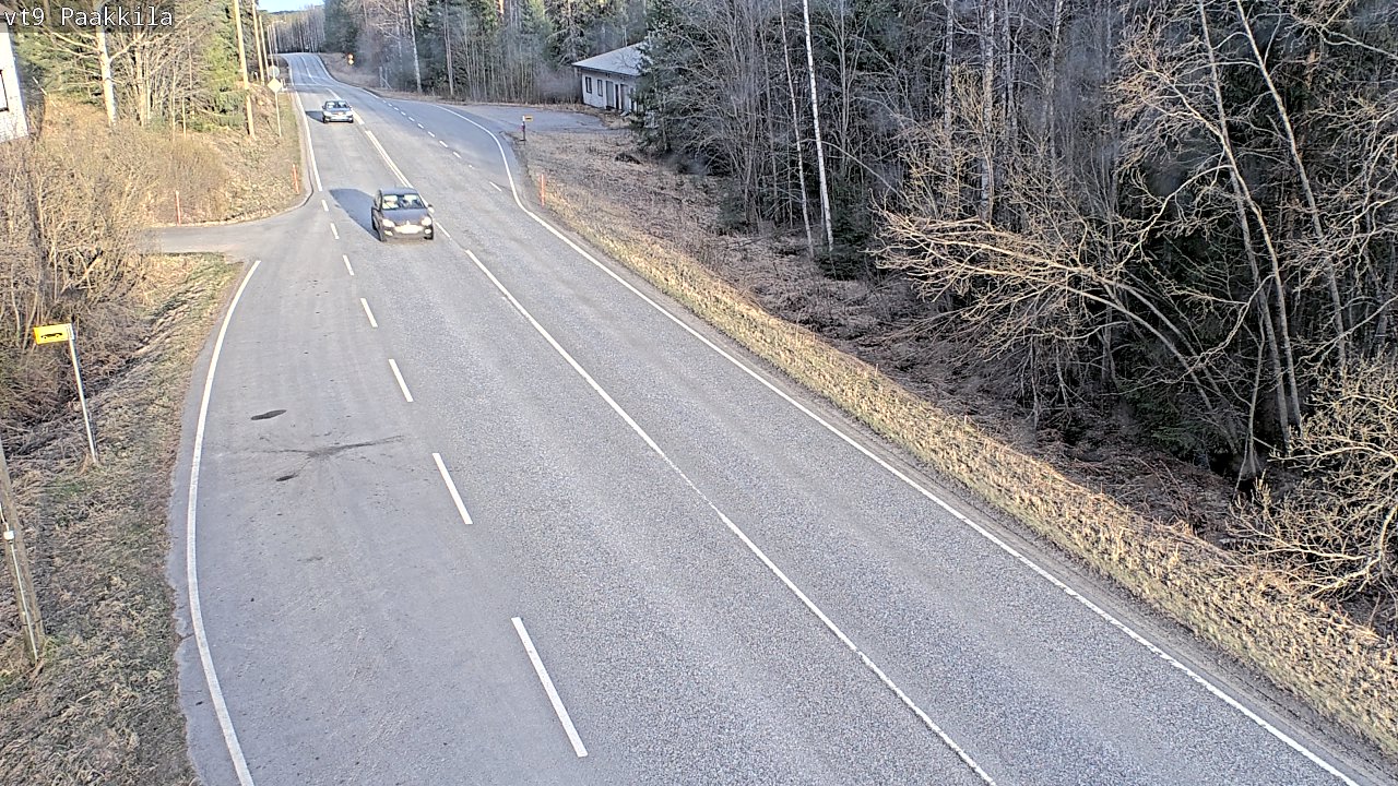 Weather Camera Image Väg 9 Tuusniemi, Paakkila, Tuusniemi, Pohjois-Savo