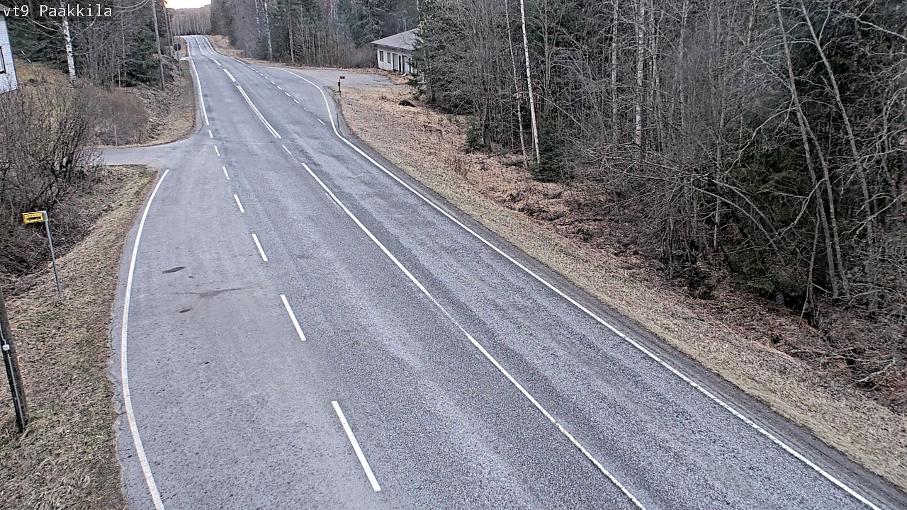 Weather Camera Image Väg 9 Tuusniemi, Paakkila, Tuusniemi, Pohjois-Savo