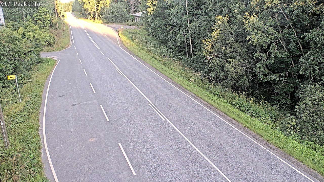Weather Camera Image Väg 9 Tuusniemi, Paakkila, Tuusniemi, Pohjois-Savo