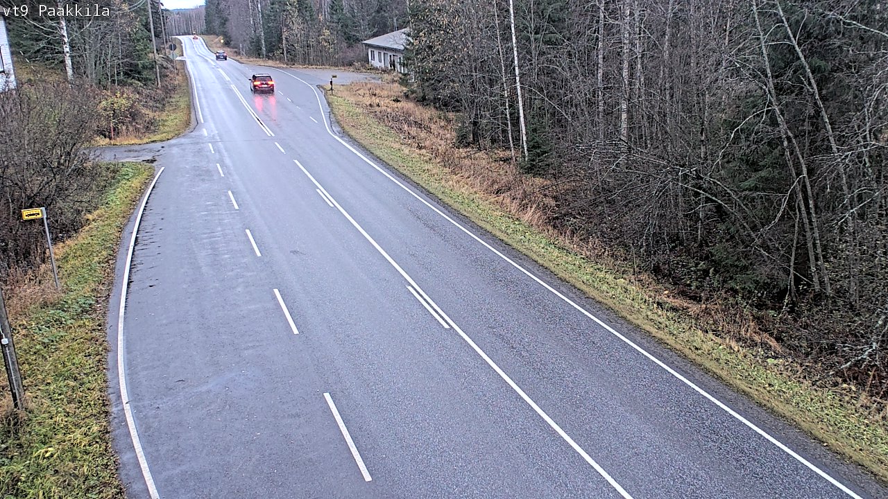 Weather Camera Image Väg 9 Tuusniemi, Paakkila, Tuusniemi, Pohjois-Savo